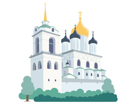 Pskov. Pskov Kremlin. Tower
