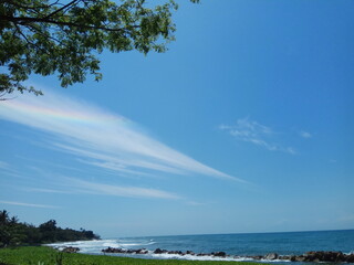 beach in the morning