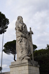 monument san paolo and san pietro in rome