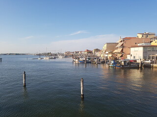 Fototapeta premium beautiful sea view in Chioggia italy