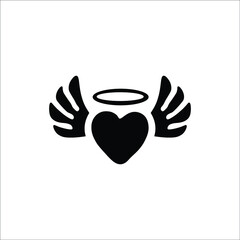 Obraz premium Happy Valentine's Day vector icon on white background