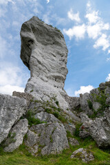 Ogrodzieniec Castle in south-central Poland