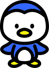 かわいいペンギンのキャラクター