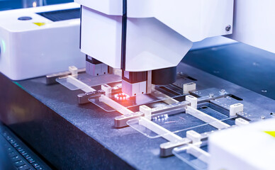 Robotic machine vision system in phone factory
