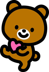 かわいいクマのキャラクター