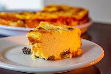 Bolo de ricota - pedaço
