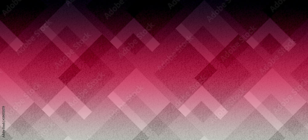 Aufkleber abstract background pattern with texture, geometric blocks and squares with gradient from gray over 