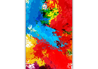 abstract vector splatter colorful design background. illustration vector design