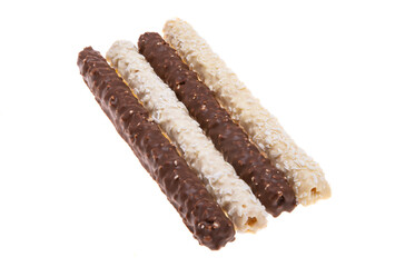 crispy rolls isolated