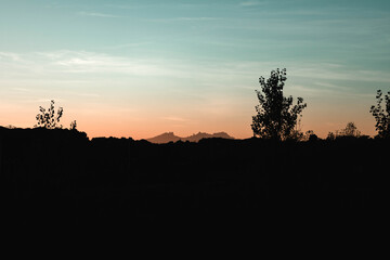 Atardeceres otoñales en el campo