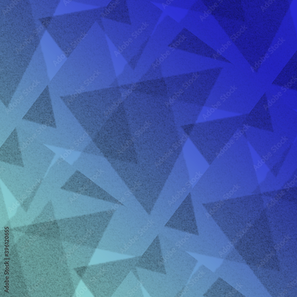 Poster abstract grained geometric background with triangles and gradient