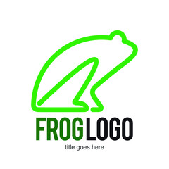 Frog logo icon symbol design template