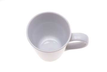 porcelain cup isolated