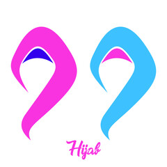 Hijab logo icon symbol design template