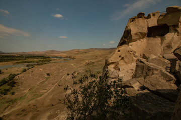 beautiful view of the surroundings from the mountain