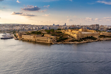 Fototapeta premium Fort Manoel in a small island between Valleta and Sliema in Malta.