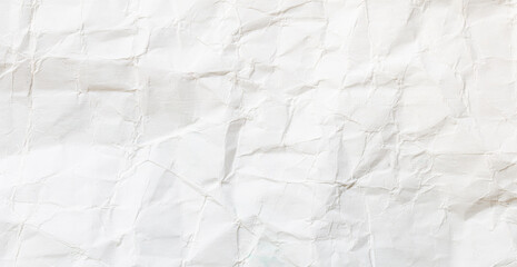 texture of crumpled white paper background