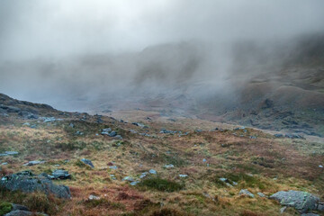 Parc national de Snowdonia au Pays de Galles en Angleterre en hiver