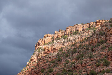 Fototapeta na wymiar Scenic Verde Canyon Arizona Landscape in Autumn