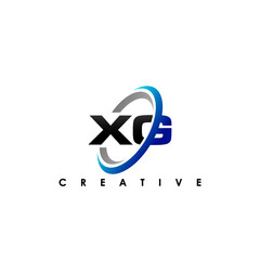 XG Letter Initial Logo Design Template Vector Illustration