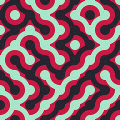 Abstract Geometric Pattern generative computational art illustration