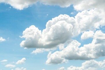Naklejka na ściany i meble Beautiful Blue Sky with Clouds images