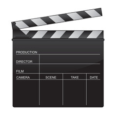 Obraz premium Clapper board illustration
