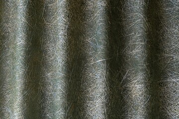 old fiberglass corrugated roofing