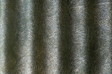 old fiberglass corrugated roofing