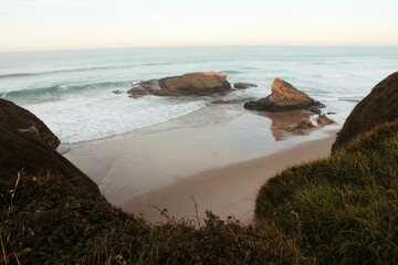 SUNSET IN GALICIAN COAST