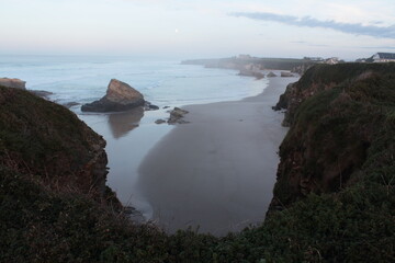 SUNSET IN GALICIAN COAST