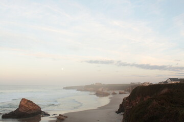 SUNSET IN GALICIAN COAST