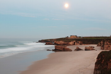 SUNSET IN GALICIAN COAST