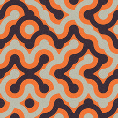 Abstract Geometric Pattern generative computational art illustration