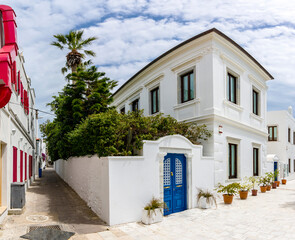 Bodrum street view in Turkey