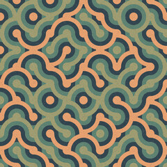 Abstract Geometric Pattern generative computational art illustration