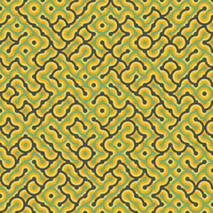 Abstract Geometric Pattern generative computational art illustration