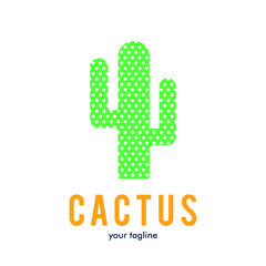Cactus logo icon symbol design