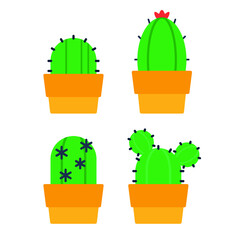 Cactus logo icon symbol design