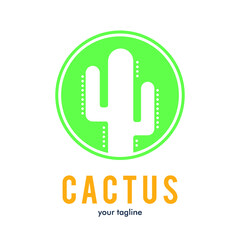 Cactus logo icon symbol design