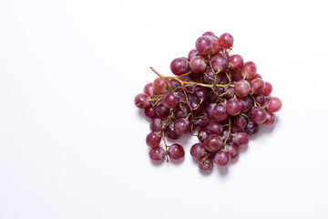vegetables and fruits on a white
