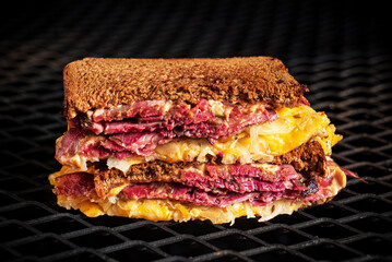 sandwich with beef and cheese