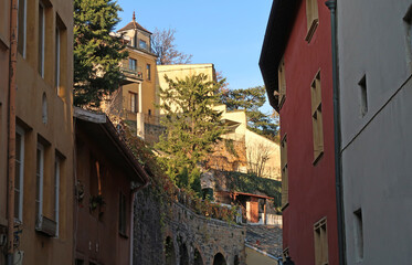 Lyon, montée du Gourguillon