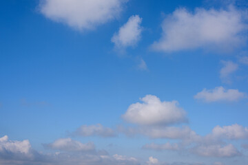 Cielo azzurro con nuvole