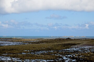 clouds over the river