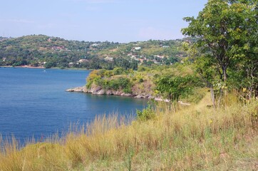 Coast of the lake Tanganyika in Tanzania