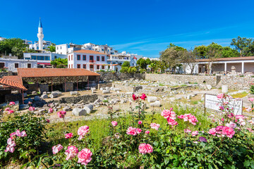 Ruin of Mausoleum is the tomb of Carian Satrap Mausolos in Bodrum Town