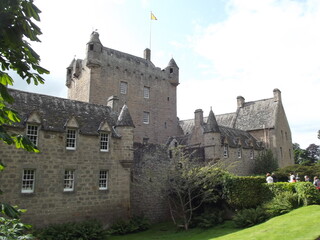 Fototapeta na wymiar cawdor castle in the highlands of scotland