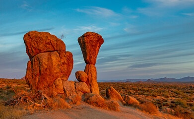 Rock Formation In the Arizona Desert Near Scottsdale