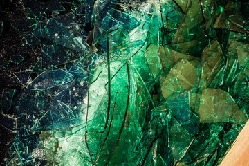 Flachglas im Wertstoff Container